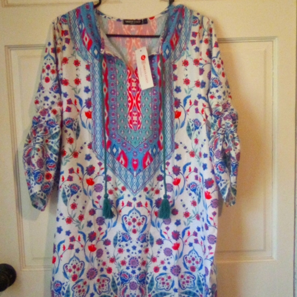 Urban Coco Boho Beach Cover up Tunic